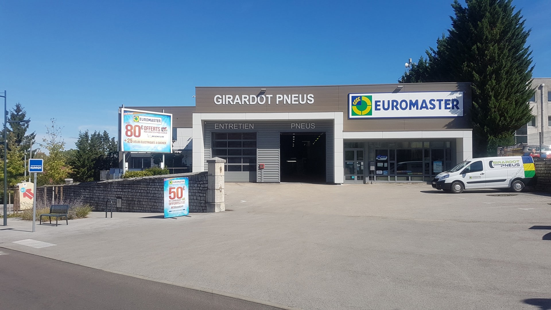 Pneus Girardot après rénovation